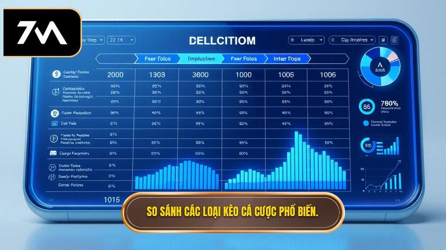 3. So sánh các loại kèo cá cược phổ biến.